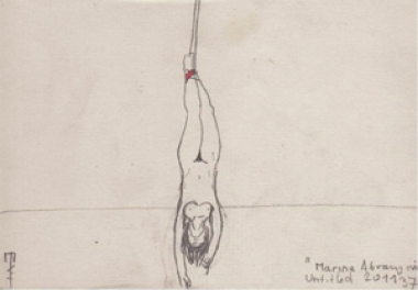 Mariusz Tarkawian, Probably Marina Abramowicz 2011, 2008 -pencil on paper