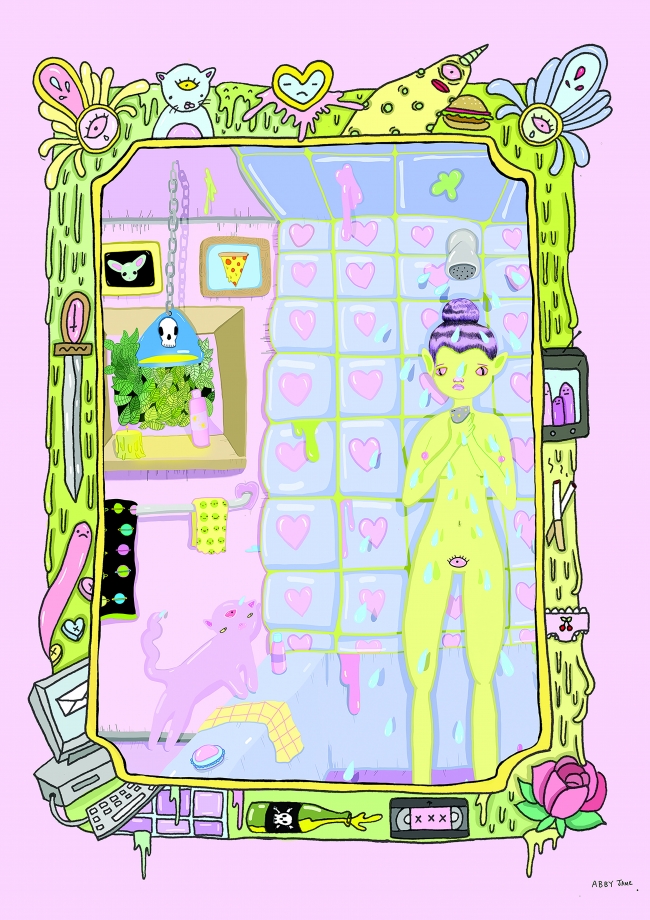 Abby Jame ShowerTexting