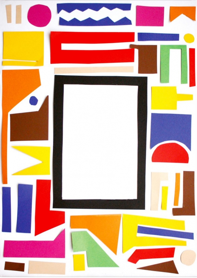 Malwina Marchwicka: De toekomst vastleggen in papieren collages met enkel kleuren en vormen.